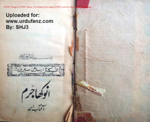 Anokha Jurm Inspector Arslan Series