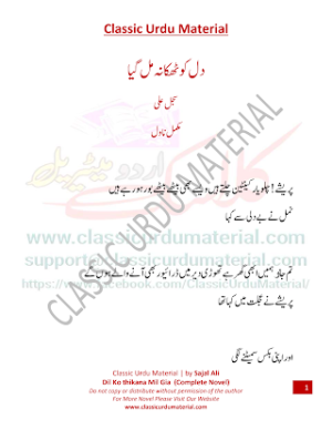 dil ko thikana mil gia novel 