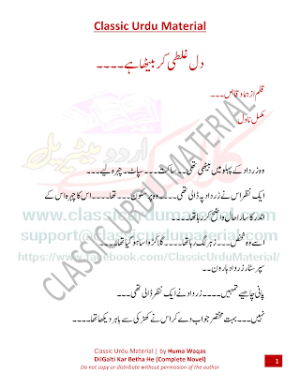 Dil galti kar betha he novel 