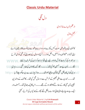dil lagi novel 
