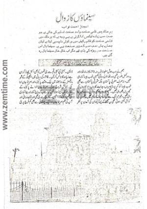 Cinemaon Ka Zawal 