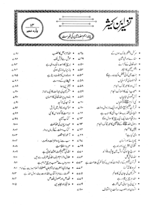 Tafseer Ibn-e-Kaseer Part 14
