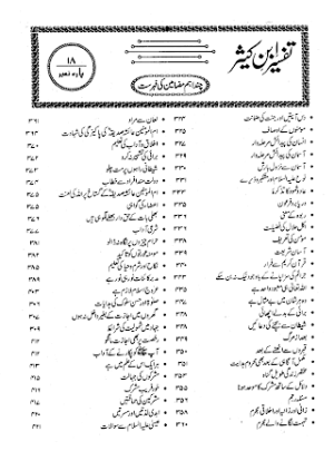 Tafseer Ibn-e-Kaseer Part 18