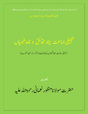 Tableeghi Jamaat Chand Haqaaiq Wa Ghalat Fehmiyan 