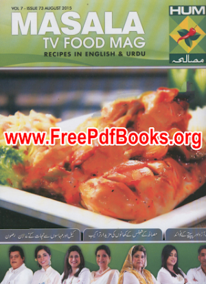 Masala Tv Food Magazine August 2015 