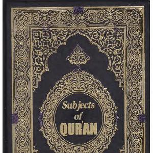 Subjects of Quran
